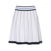 ANEW 23SS WOMEN PREPPY SET-UP SKIRT WHITE